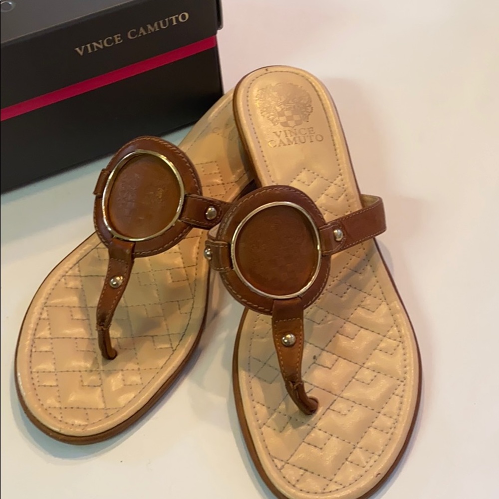 Vince Camuto VP-Braida Size 10 leather sandals - Picture 1 of 10